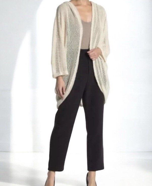 Vince Camuto Sheer Textured Open-Front Kimono Car… - image 6