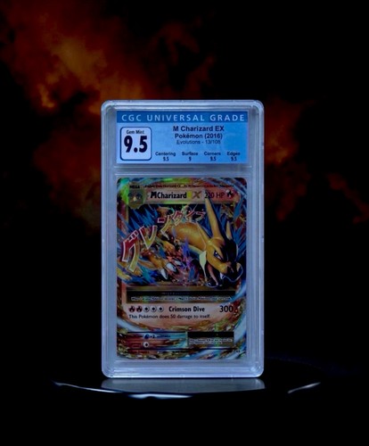 M Charizard-EX graded CGC 9.5 for sale on eBay