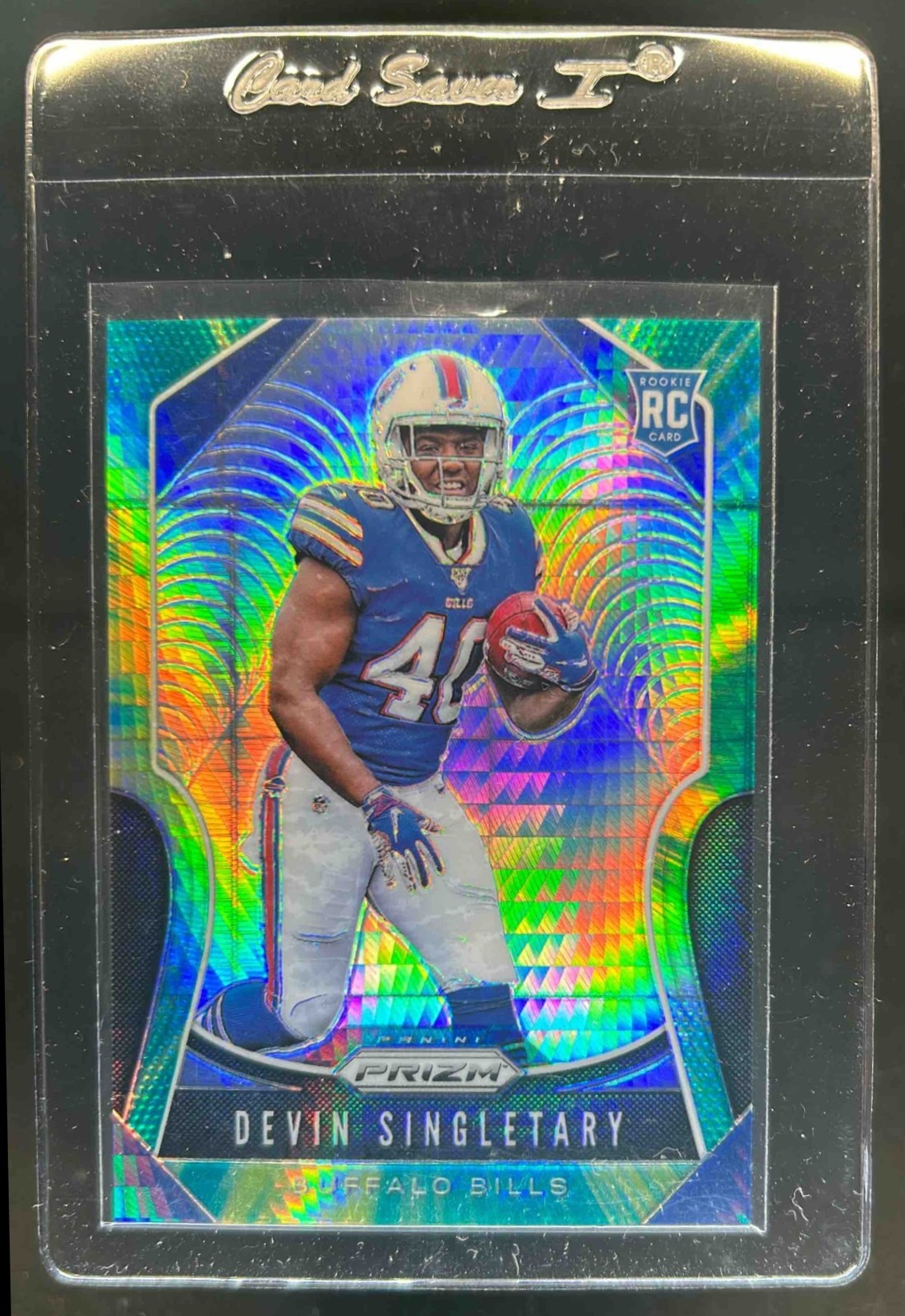 2019 Prizm Devin Singletary RC Hyper Rookie #67/175 Bills