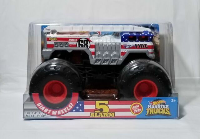 hot wheels 5 alarm monster truck