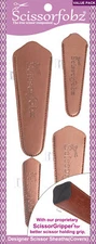 SCISSORFOBZ Designer Scissors Sheath Cover 4pc Pack Metallic Copper Color