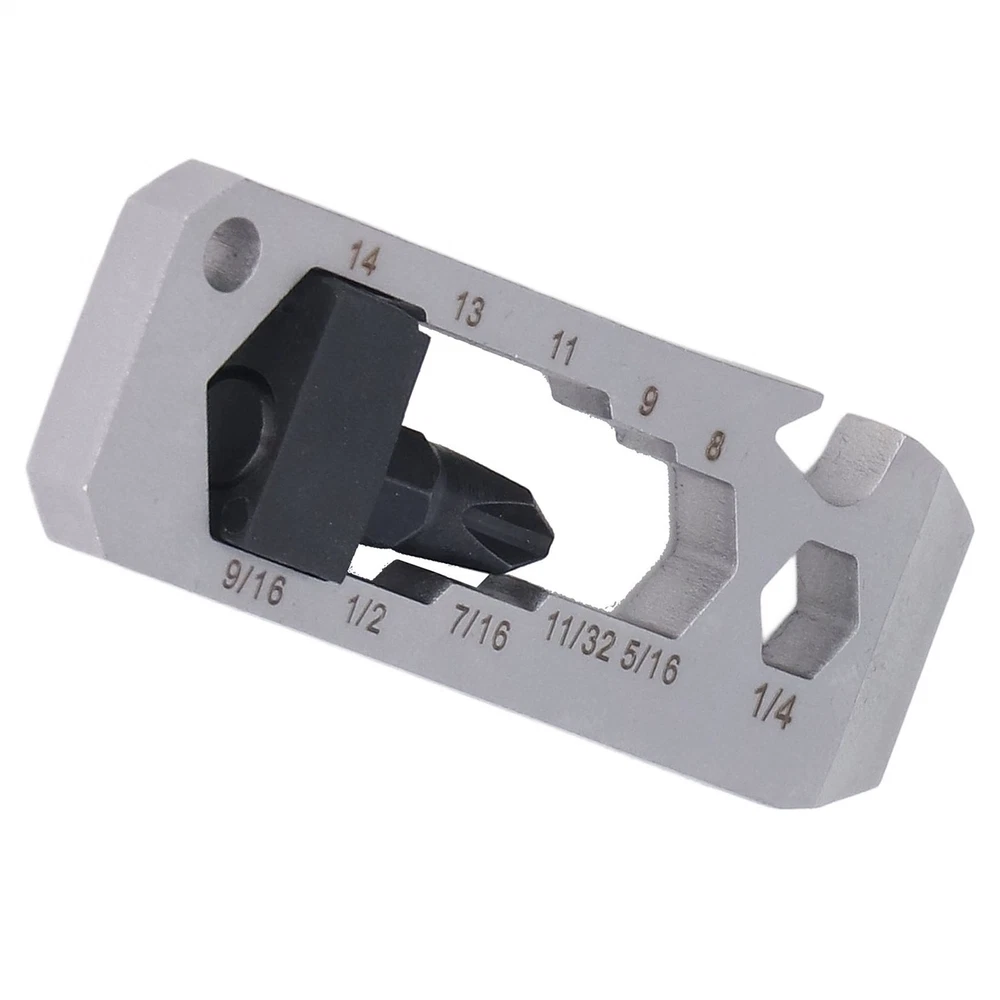 Multi-tool 7 In 1 Screwdriver Bottle Opener Wrench Keychain Hand Tool Outdoor