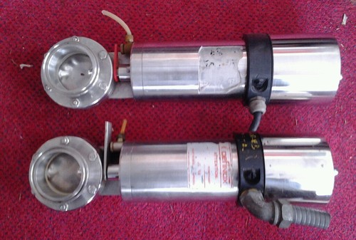 1 Definox mcm000 butterfly 316l valve actuated stainless steel 2 1/2" pneumatic - Picture 2 of 3