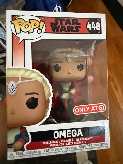 Sale Funko Pop! Star Wars Omega Figure # 448 - Target Exclusive Michelle Ang