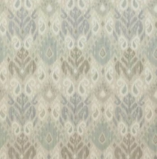 COLEFAX & FOWLER CURTAIN FABRIC 'MELIOR - SILVER' 2.7 METRES (270cm) LINEN MIX