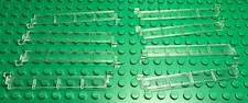 Lego 8 City Mini Figures Garage Trans-clear / Transparent Roller Door Parts