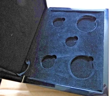 LUXURY CASE FOR 5 SOVEREIGNS OR COINS BOX (ONLY)