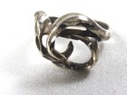 Swirl Harmony .925 Sterling Silver Band Ring - Ornate Oxidized Pattern, Handmade In Thailand - View #7