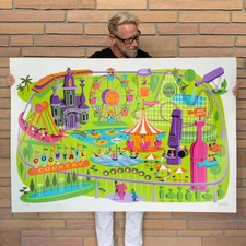 HUGE! Josh Agle SHAG COCKTAIL COUNTRY print & COA TIKI Disneyland park serigraph