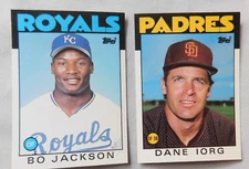1986 Topps Traded #1-132 Baseball Card Pick one
