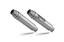 Coppia scarichi GPR Deeptone acciaio satinato omologato Suzuki GSR600 2006-2011