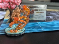 Dee Jay Street Fighter figure from Jasco SF The Miniatures Game + cards deck