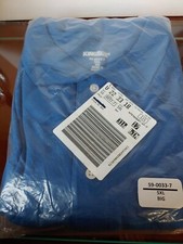 NEW KingSize Mens 5XL Polo Short Sleeve Shirt Royal Blue NIP -- 59-0033-7