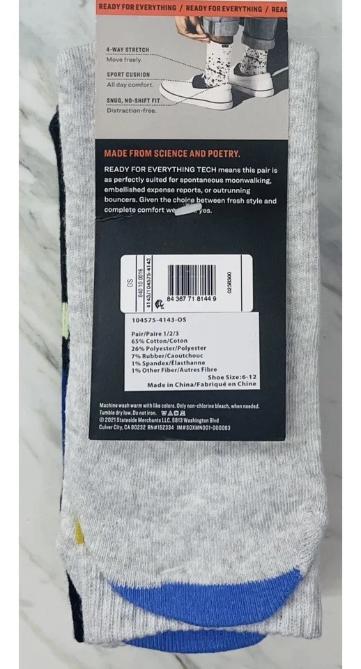 3pack Pair Of Thieves Cushion Crew Socks Men’s Size 6-12 - Image 3 of 4