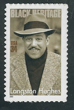 Scott  #3557...34 Cent...Langston Hughes...2 Stamps