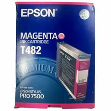 Genuine Epson T482 Magenta Ink Cartridge for Stylus Pro 7500