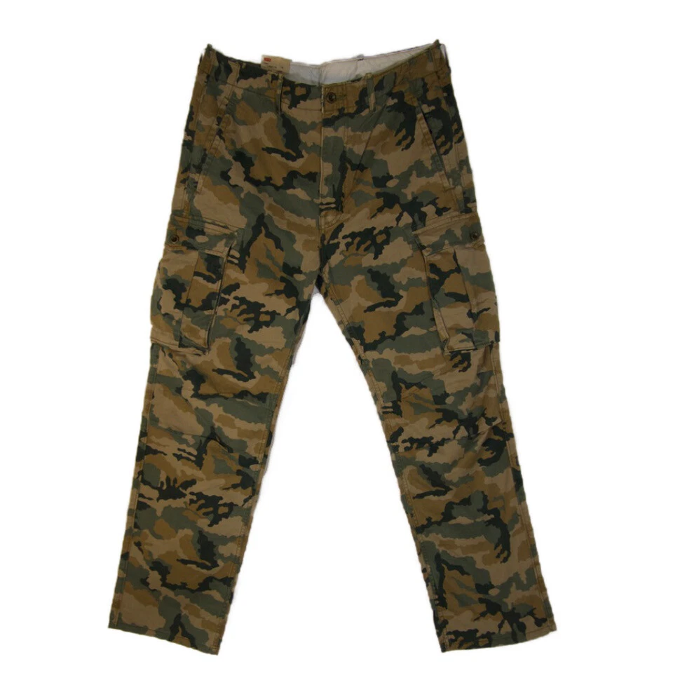 Pantalones cargo Levis para hombre calce relajado camuflaje I