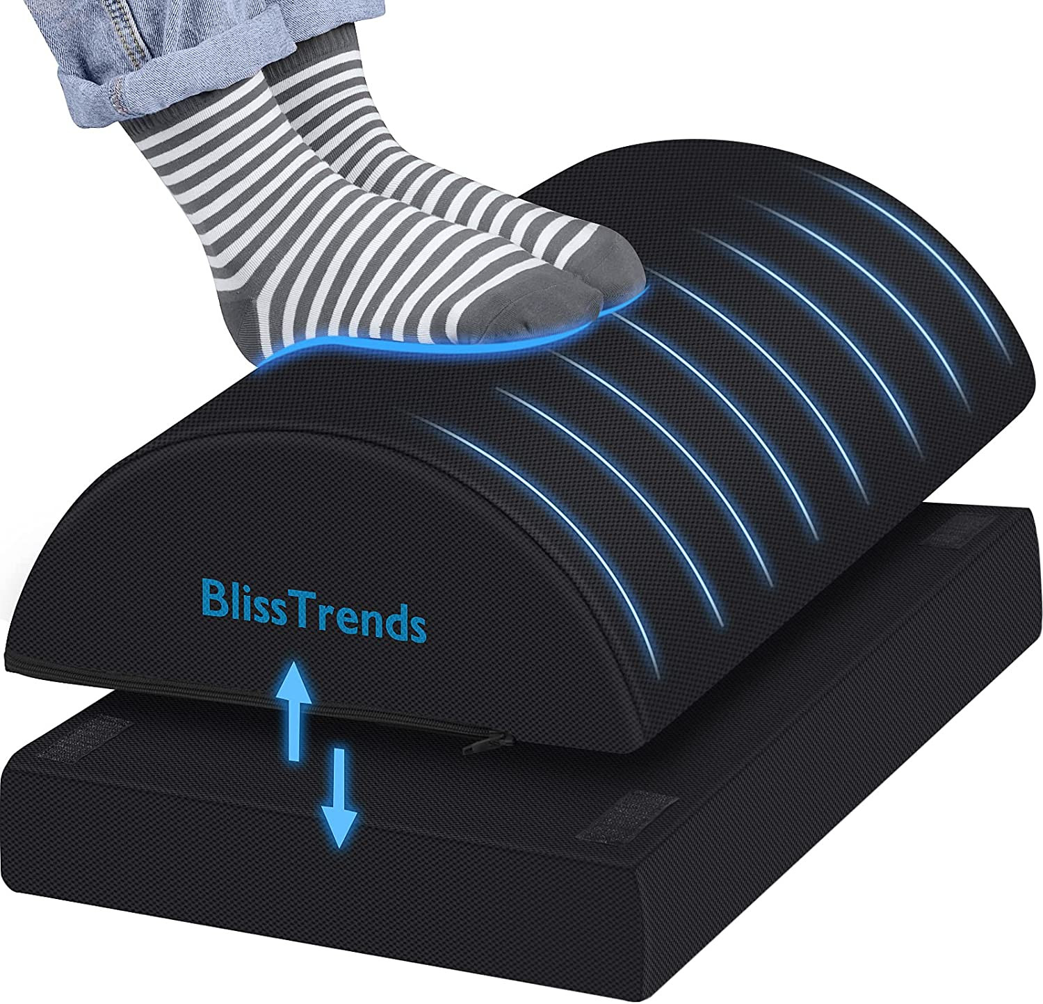 Foot Rest Adjustable Under Desk – Ergonomic Comfort for Home, Office & Travel