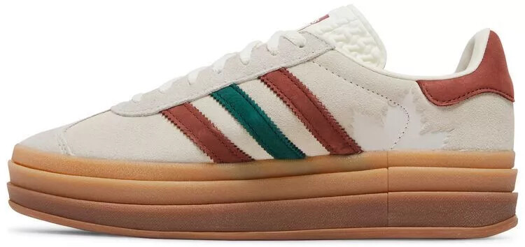 スニーカー [adidas] Gazelle Bold Beige and Green Amazon.com | adidas Gazelle Bold Womens Sneaker (Cream Green