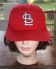 VTG 90s St Louis Cardinals Sports Specialties Red Snapback Hat Cap Youth RARE