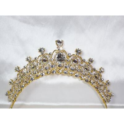 Bridal Rhinestone Tiara Headband Prom Wedding Birthday  display picture 1