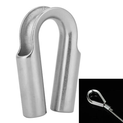 304 Stainless Steel Tube Thimble For Winch Rope Boating Accessories