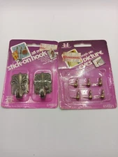 Vintage Homecraft Stick-On Hooks & Picture Hangers NOS 1980's Polished Brass USA