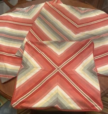 Rose Tree Livingston 2 Euro Sham 26”x 26” & 20”x20” Throw Pillow Sham Stripes