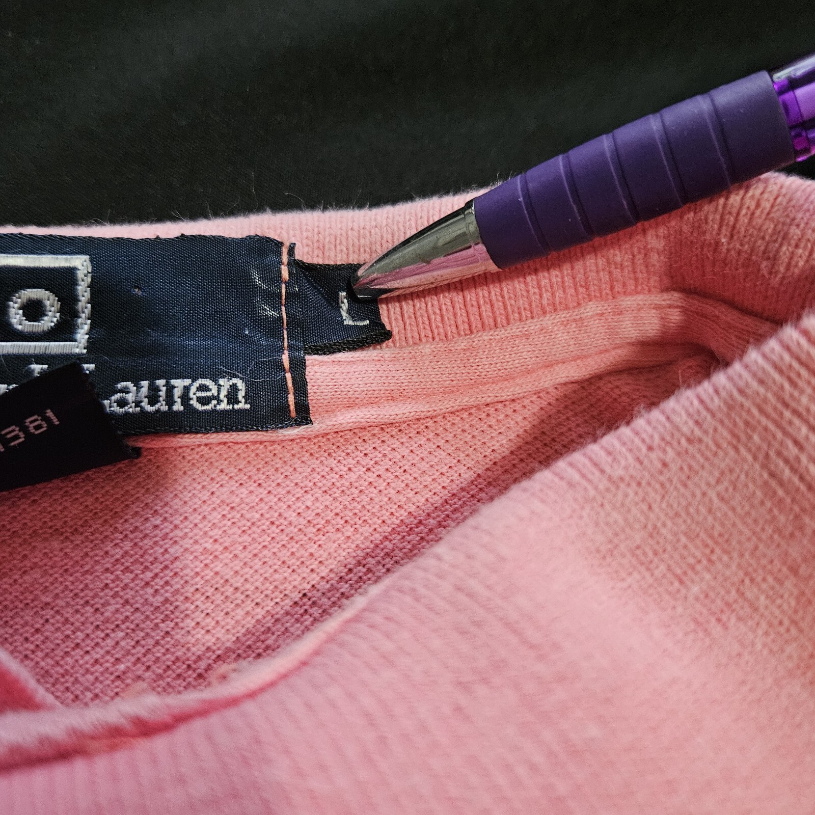 Polo vintage Ralph Lauren camicia uomo grande rosa manica corta polo pony Y2K preppy