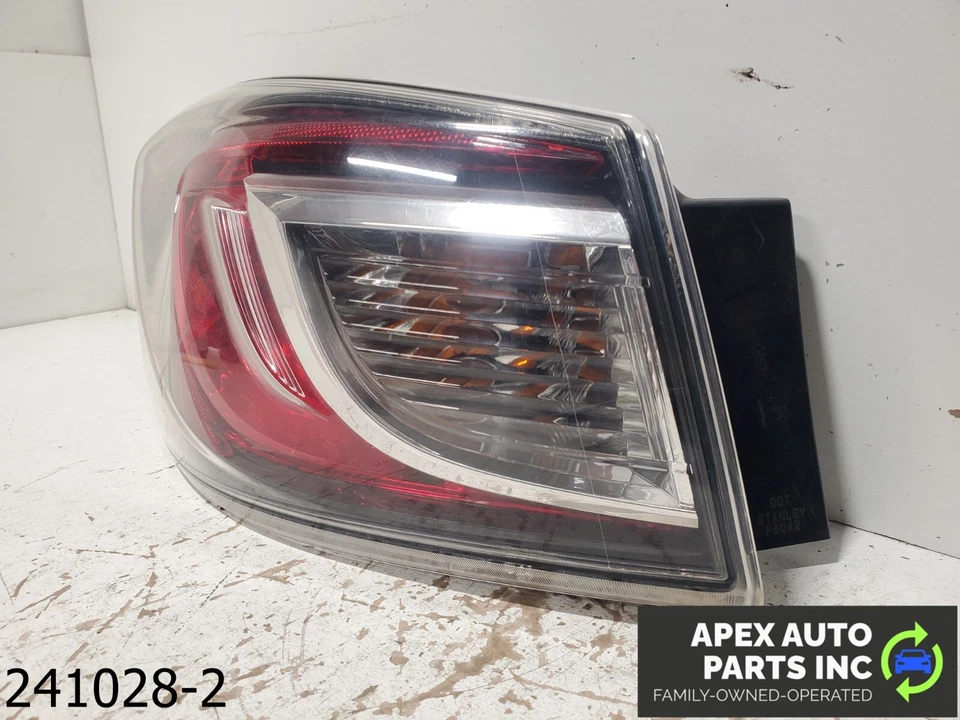 OEM 2010-2013 Mazda 3 2.0L Driver Tail Light Taillight Lamp - Image 2 of 4
