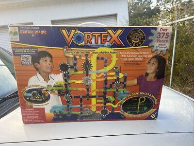 2010 VORTEX Techno Gears MARBLE MANIA Original Box Maze Sound Effect  AS-IS
