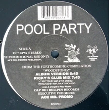 AMP & THA STONEZ "POOL PARTY" 2001 VINYL 12" MAXI-SINGLE PROMO BP030501 *SEALED*