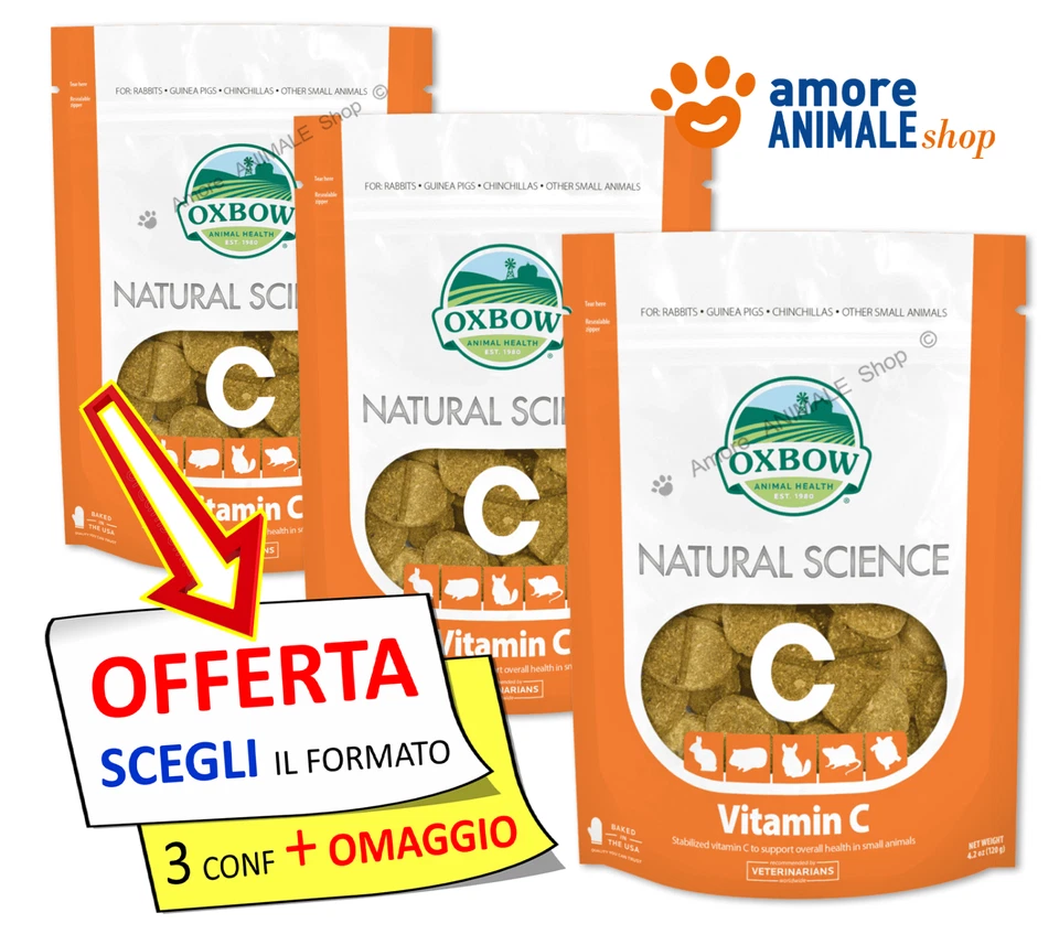 OXBOW Natural Science Supplements → Vitamin C - 120 Gr - Essen Ergänzende