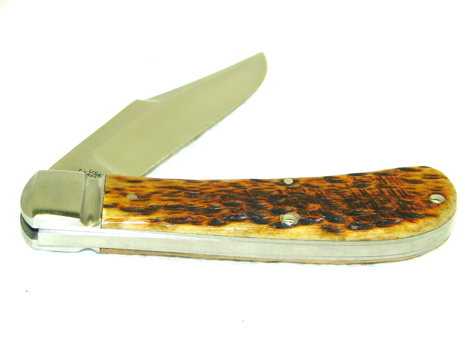 CASE XX,2012 TONY BOSE COLLABORATION ANTIQUE BONE LANNY'S CLIP KNIFE