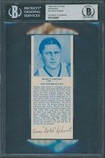 1968-74 Hall Of Fame Bookmarks Dutch Dehnert Beckett Authentic Signed *2667