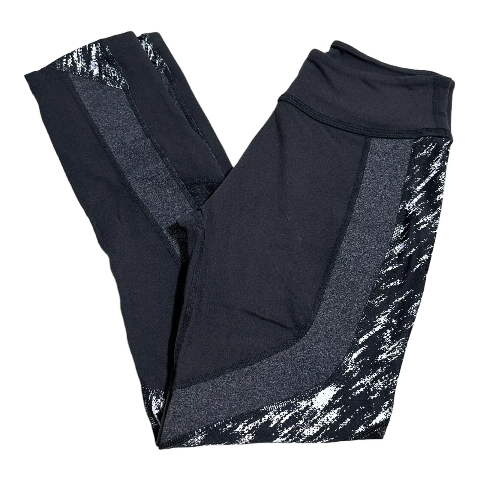 beyond-yoga limited edition gray stretch skinny crop leggings