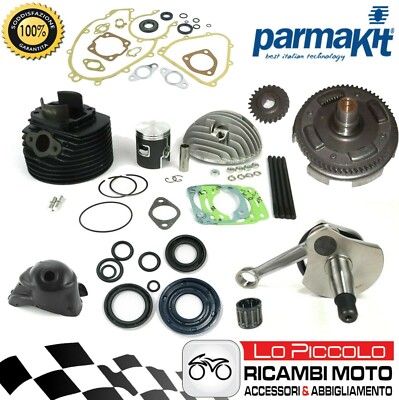 KIT MODIFICA RACING COMPLETA 130 PARMAKIT ALBERO CONO 19 VESPA 50
