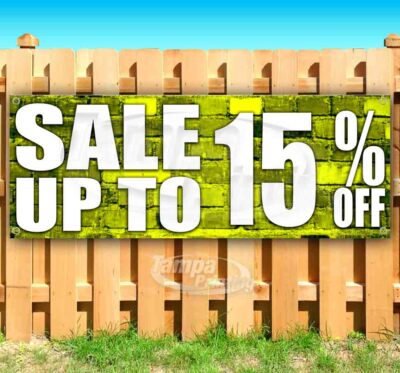 SALE UP TO 15% OFF Advertising Vinyl Banner Flag Sign Many Sizes USA DEALS