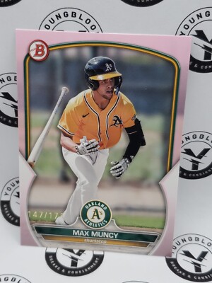 2023 Bowman Max Muncy Pink 147/175 Athletics #BP-87