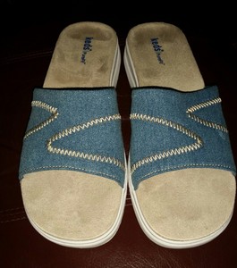Keds Denim Slides Women S Comfortable Size 8 5 Brand New Ebay