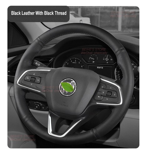 DIY Custom Microfiber Leather Car Steering Wheel Cover For Buick Regal Envision - Picture 10 of 12