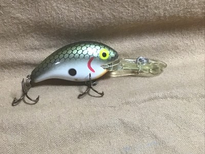 Leurre Rebel Double Deep Shad Vintage – Crankbait Pour Eau Douce – état Excellent