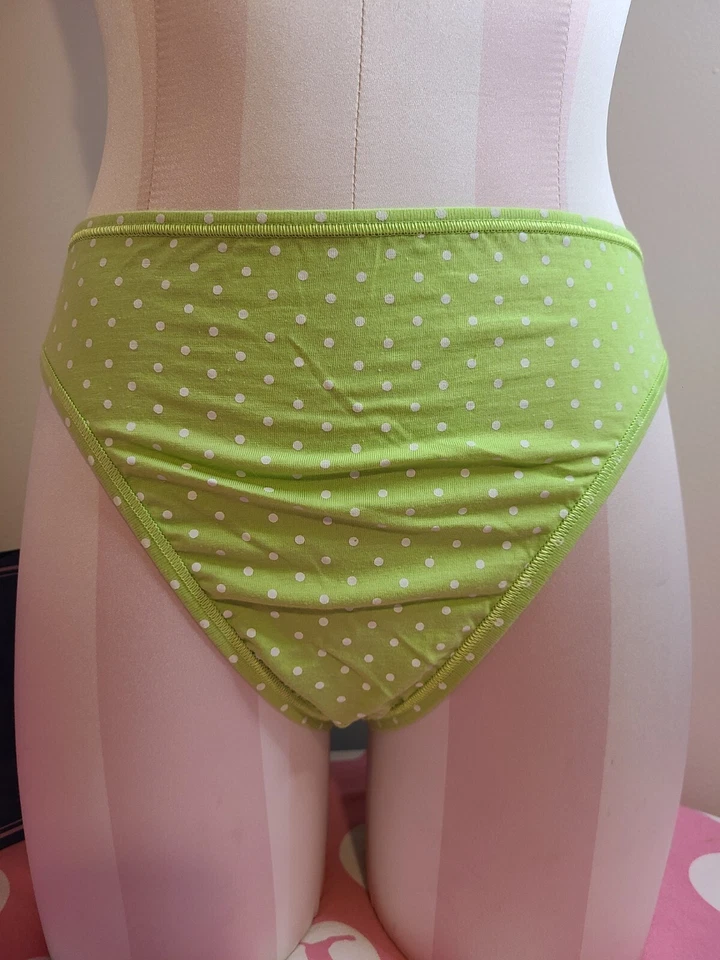 Новый винтажный Victoria's Secret 100% хлопок бюстгальтер/трусики комплект 34C/sm - Изображение 4 из 4