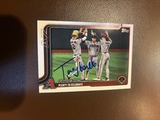 2025 Topps Torey Lovullo Arizona Diamondbacks Autographed Team Card #297