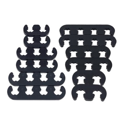 2Sets 7mm 8mm Black Spark Plug Wire Separators Dividers Looms for SBC BBC