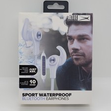 Altec Lansing  Waterproof Sport Bluetooth In Ear Earphones - White  NEW 