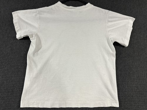 Nike Air Jordan Kids T Shirt Small White Distressed Single Stitch 90s NBA Vtg - Picture 9 of 11