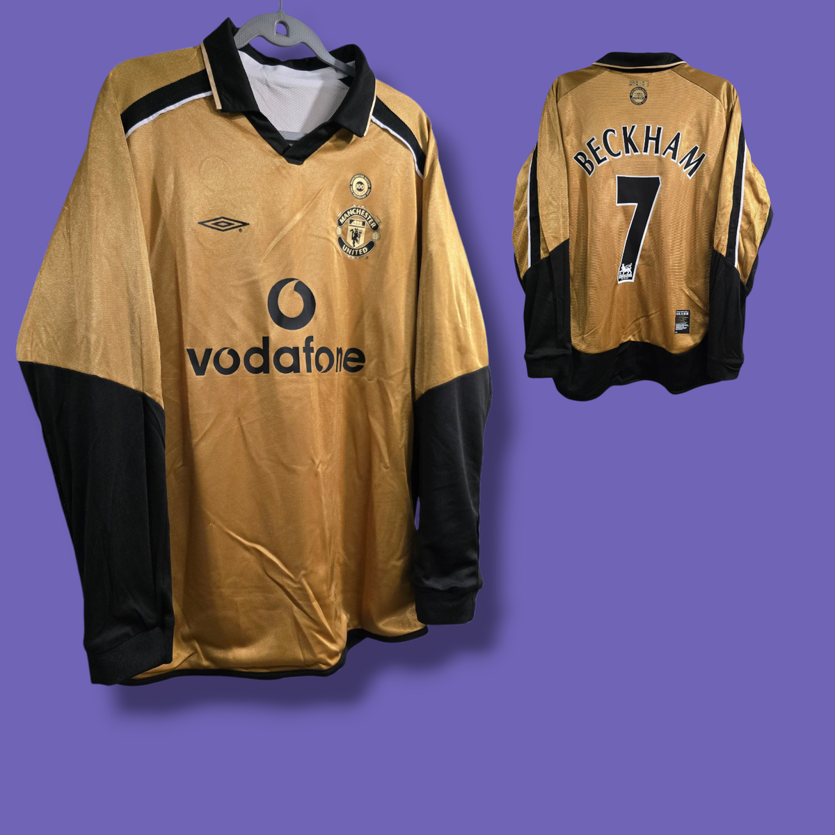 4800/337 UMBRO MAILLOT Réversible Manchester United Centenaire 1902-2002 EUR 150,36 - FR