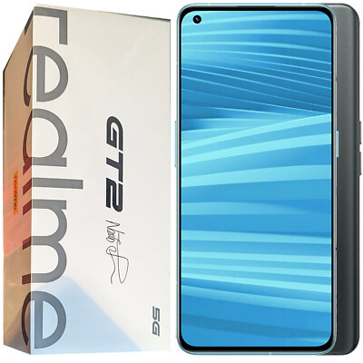 BNIB Realme GT2 5G Steel Black 128GB ROM + 8GB RAM Dual-SIM Unlocked GSM Phone