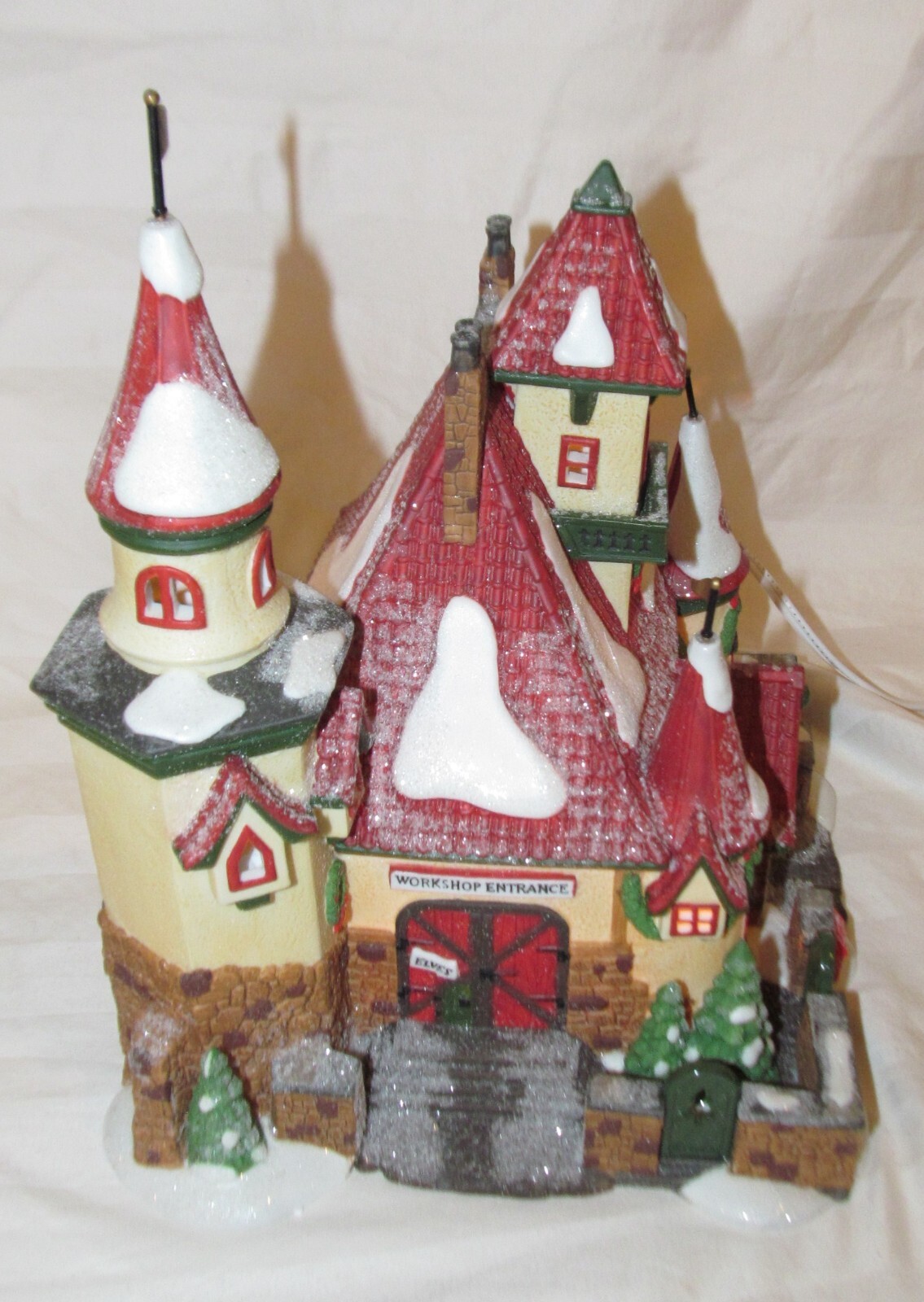 Dept 56 Route 1 North Pole Home Mr & Mrs Santa Claus House Village